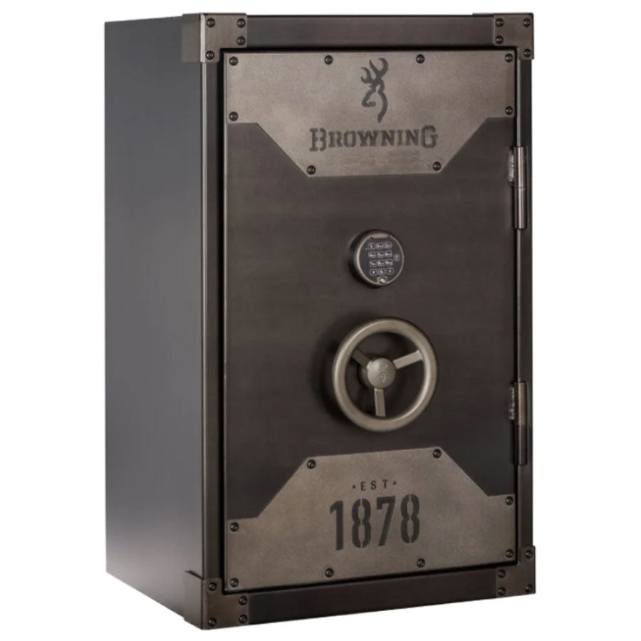 Browning Safe 1878-13 in weathered Metal Glaze finish, exterior.