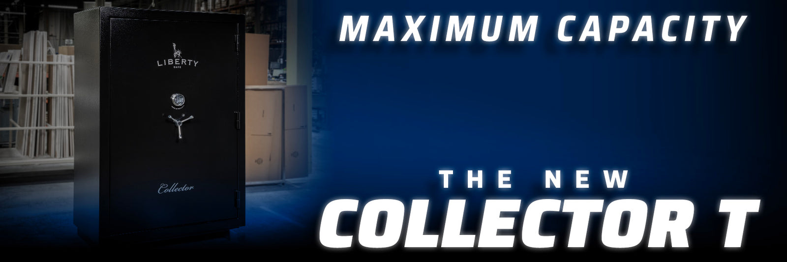 See the New Liberty Safe Collector T.