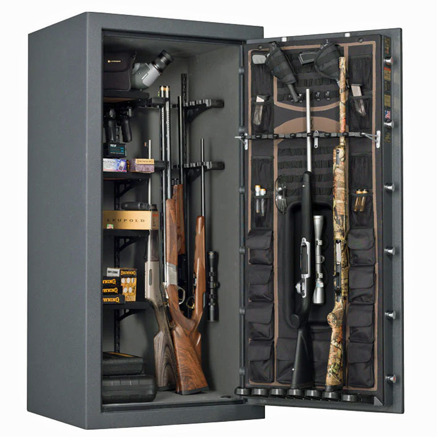 Browning Safe Hell&#39;s Canyon HC-33 in Textured Charcoal , door open.