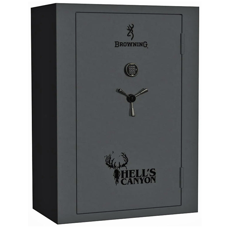 Browning Safe Hell&#39;s Canyon HC-49 in Textured Charcoal , door closed.
