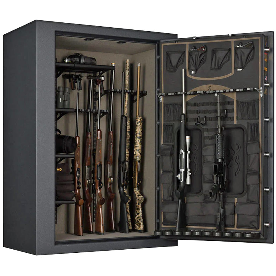 Browning Safe Hell&#39;s Canyon HC-49 in Textured Charcoal , door open.