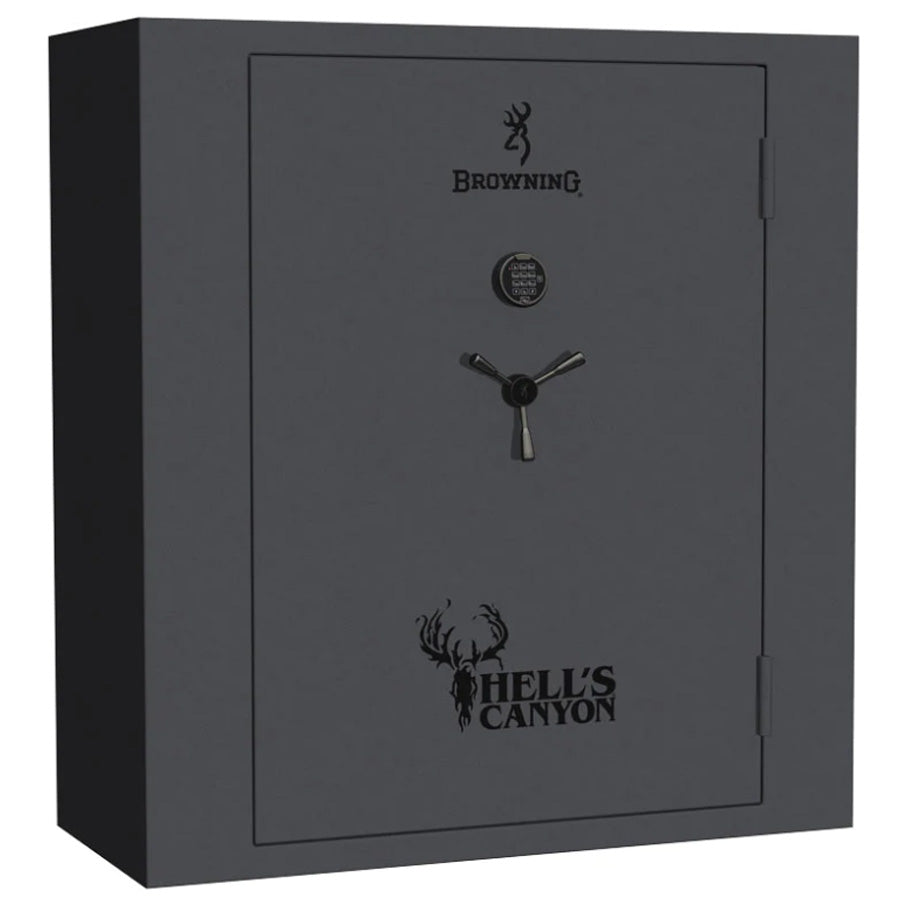 Browning Safe Hell&#39;s Canyon HC-65 in Textured Charcoal , door closed.