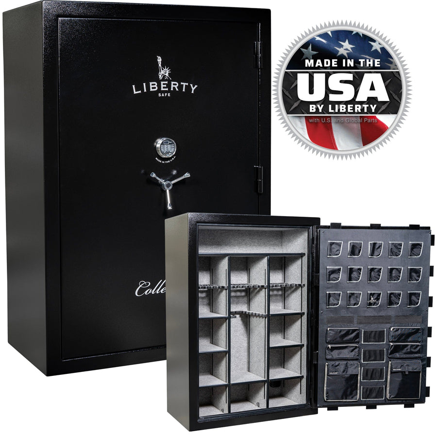 Liberty Safe Collector T in Textured Black.