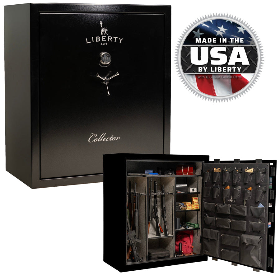 Liberty Safe Collector in Textured Black.