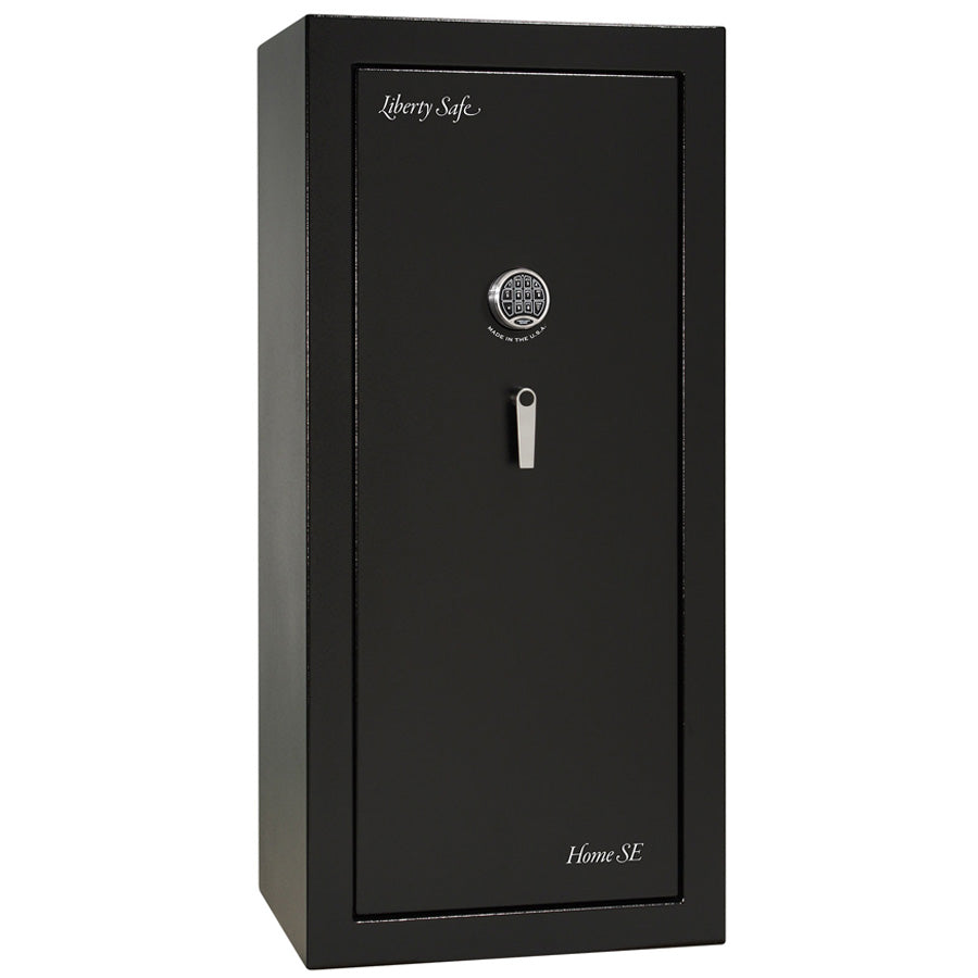 Liberty Safe Home SE in Textured Black, exterior.