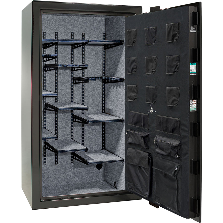 Liberty Colonial 50 Safe in Textured Black, Pro Flex Interior.