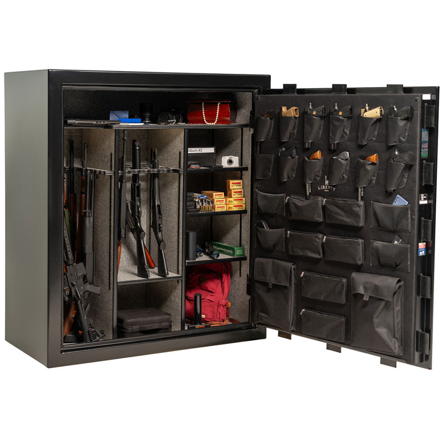 Liberty Safe Collector in Textured Black, Exterior.