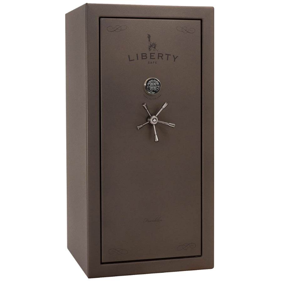 Liberty Safe Franklin 29 in Bronze Textured with Black Chrome.