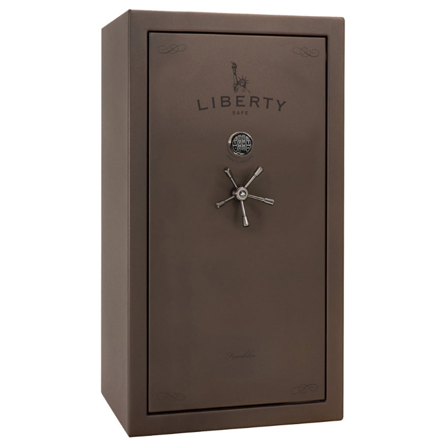 Liberty Safe Franklin 40 in Bronze Textured with Black Chrome, Exterior.