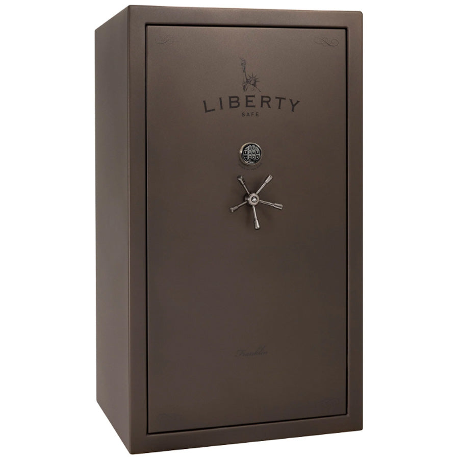 Liberty Safe Franklin 50 in Bronze Textured with Black Chrome.