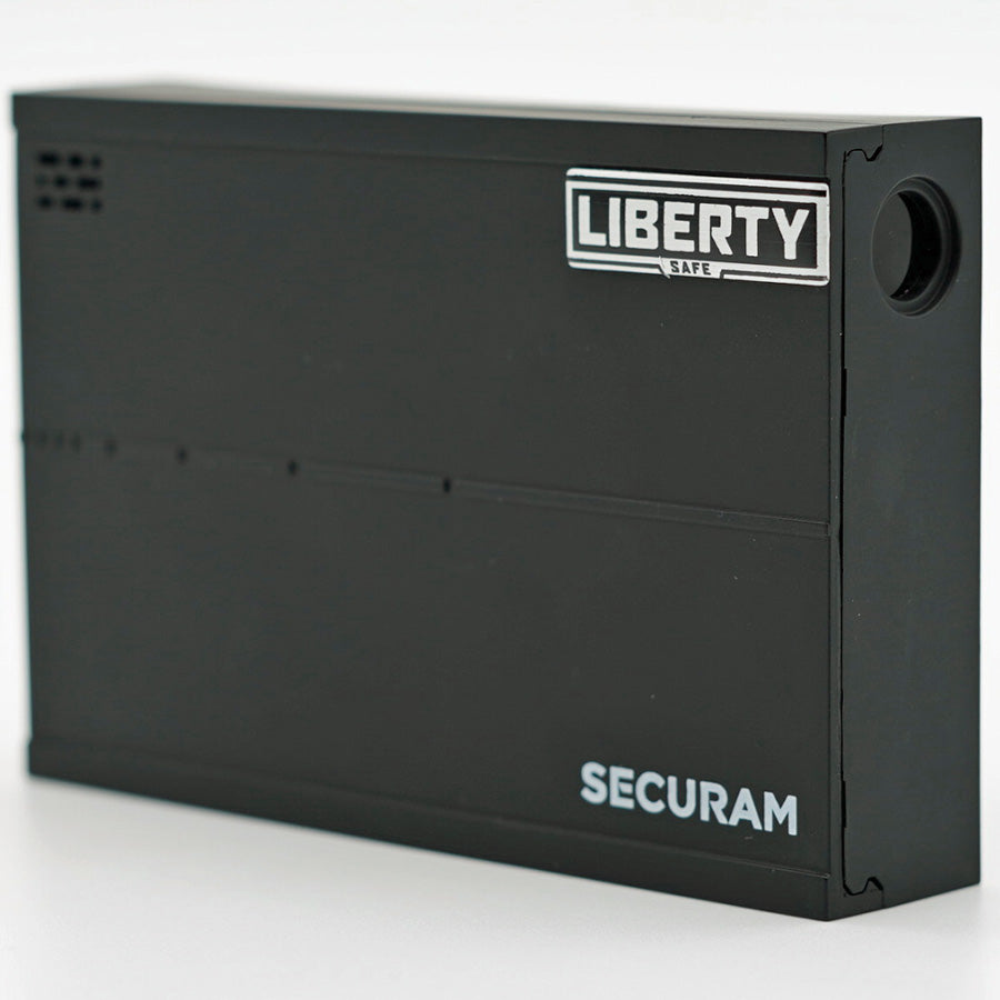 Liberty SafElert powered by Securam remotely monitors Temperature, Humidity, Door Status and Vibration.