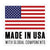 Made In USA with Global Components.