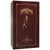 Liberty Safe National Magnum 50 in Burgundy Gloss with Brass Electronic Lock, closed door.
