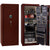 Liberty Premium Home 17 Safe in Burgundy Marble with Black Chrome Electronic Lock.
