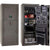 Liberty Premium Home 17 Safe in Gray Gloss with Black Chrome Electronic Lock.