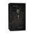 Liberty Premium Home 12 Safe in Black Gloss with Brass Electronic Lock.