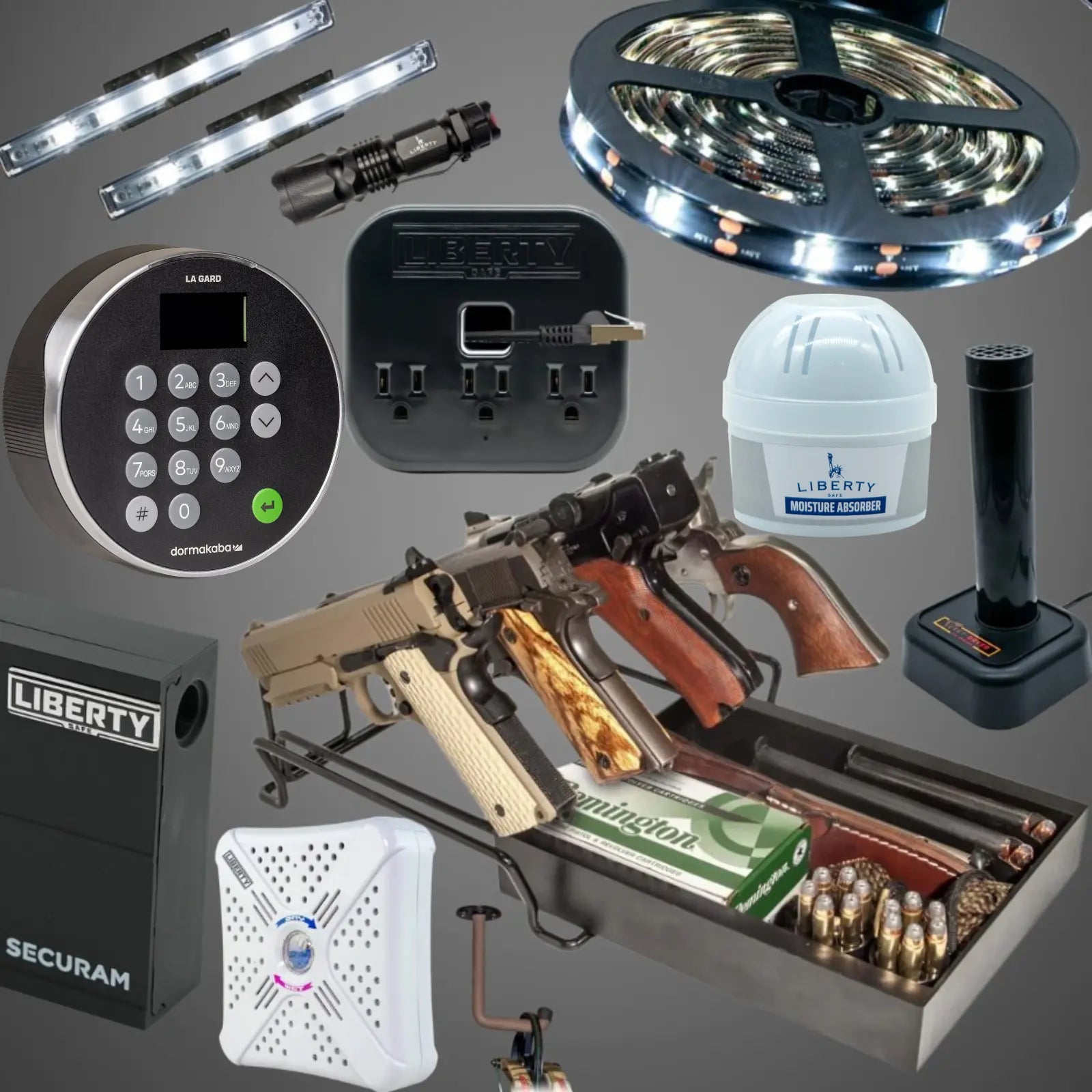 Gun safe accessories and storage solutions from Southeast Safes