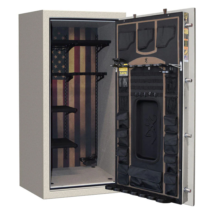 Browning Hunter Deluxe 33 gun safe in textured putty exterior