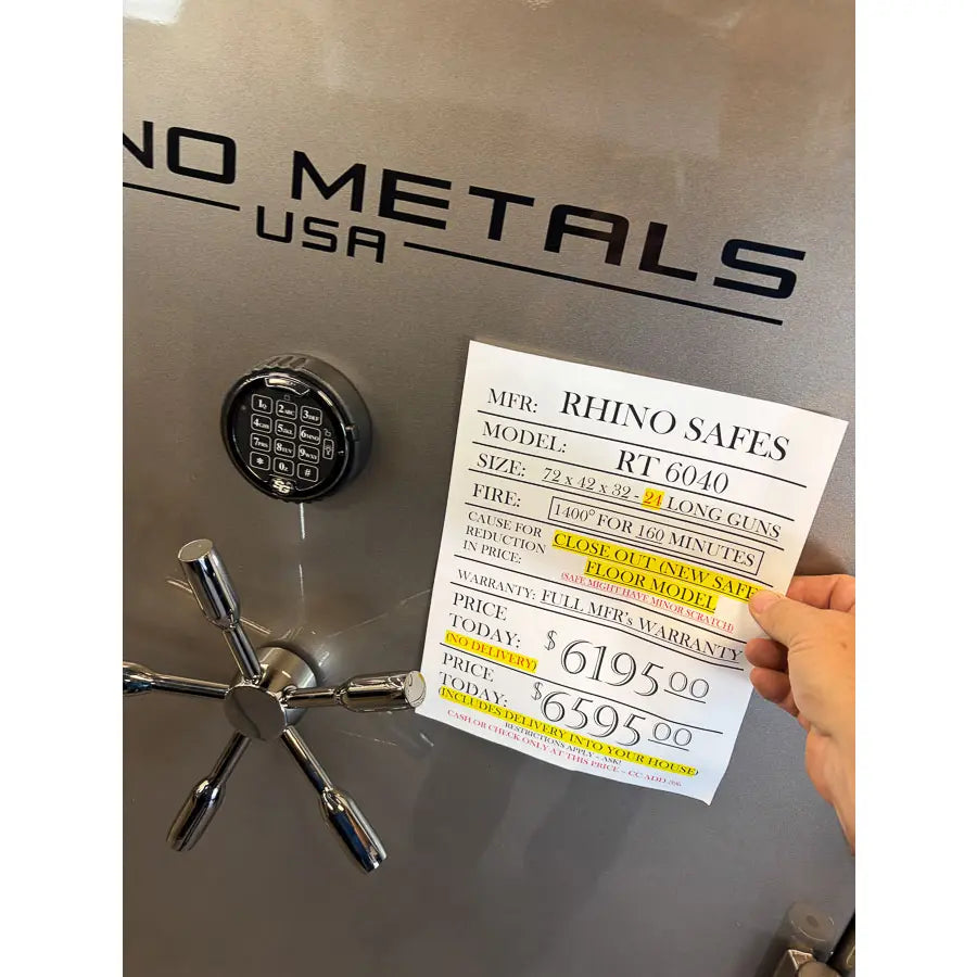 RHINO RT6042 2-tone-titanium exterior with price sheet