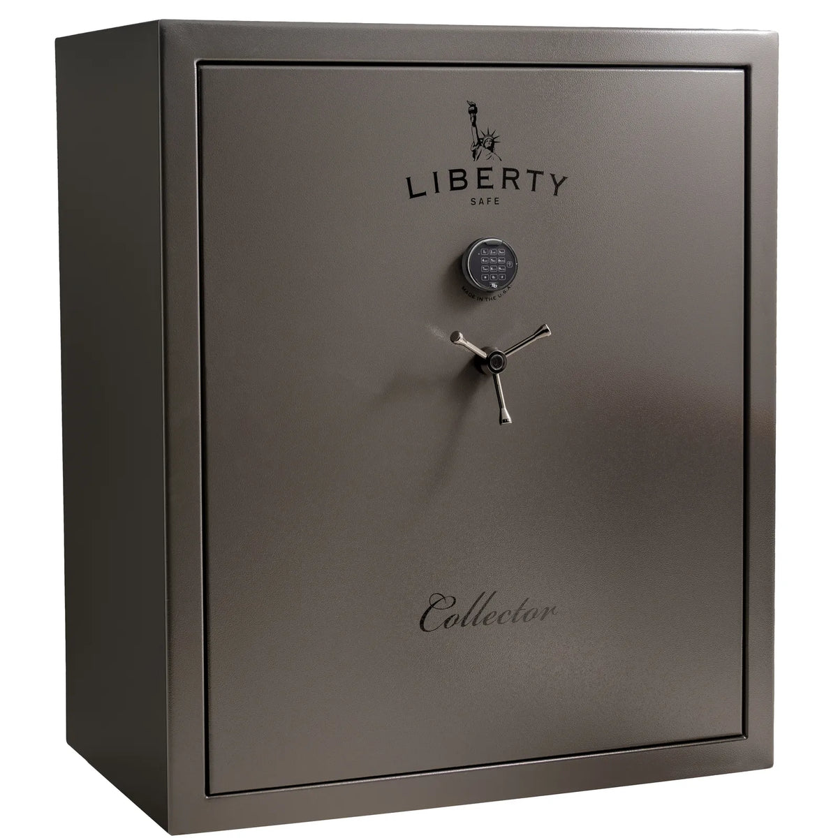 Liberty Collector in gray marble electronic lock exterior