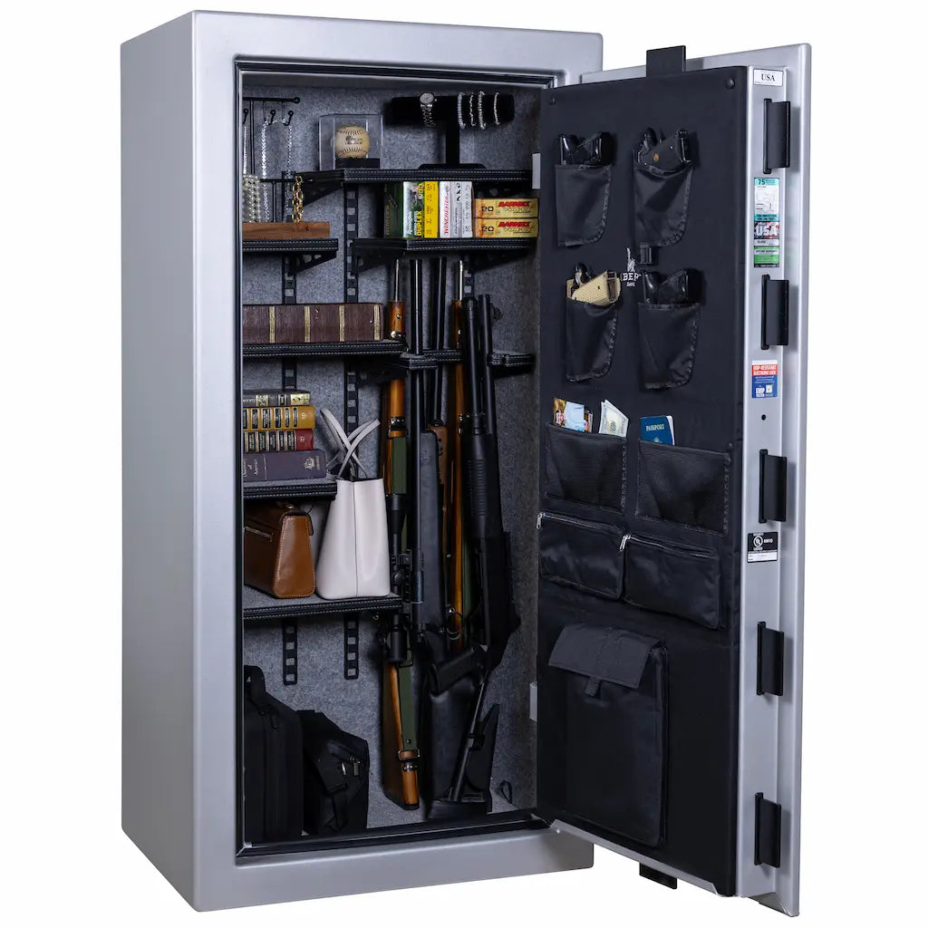 Liberty Safe Colonial 23 glacial steel pro flex interior loaded