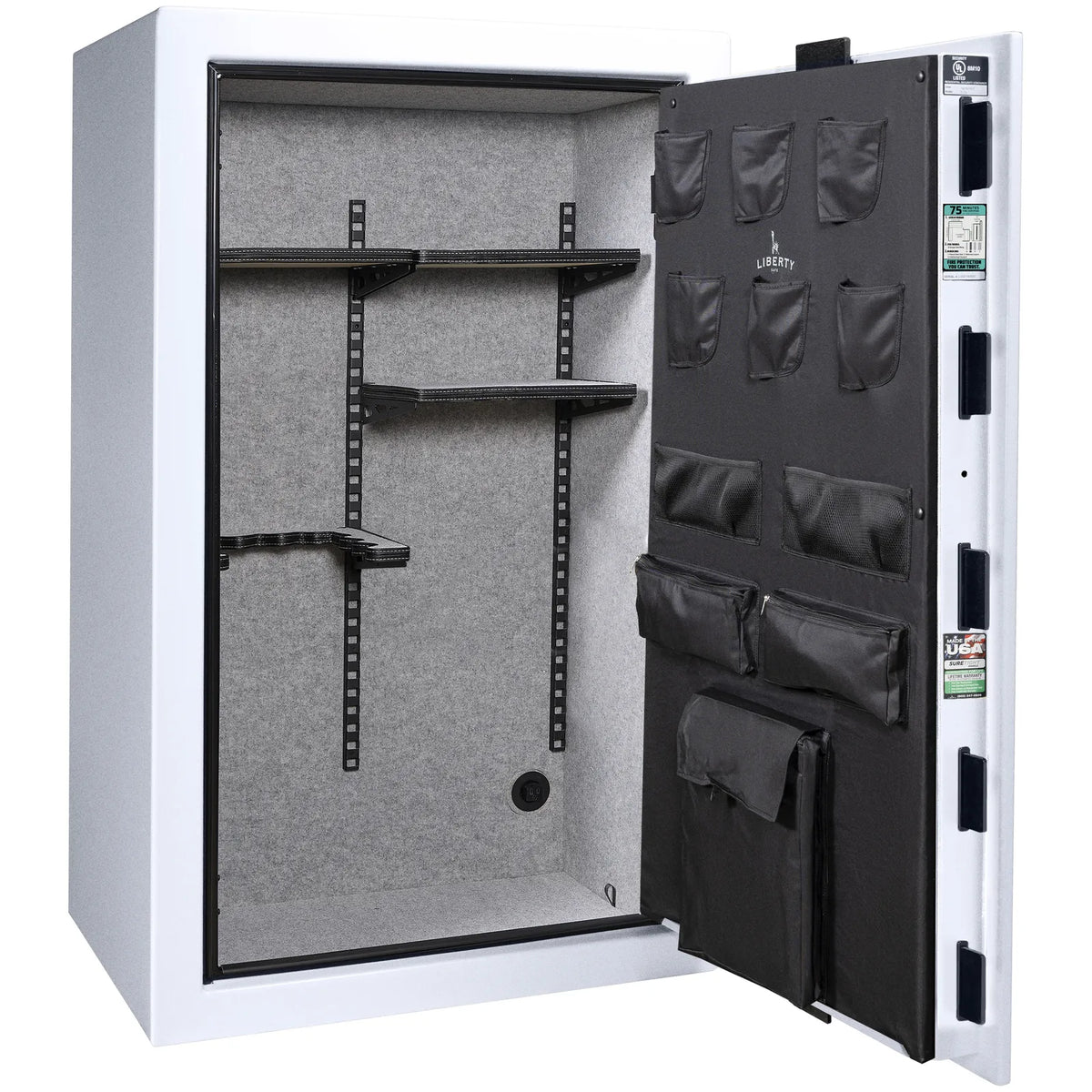 Liberty Colonial 30 Safe in Glacial Steel, Pro Flex Interior - Empty.