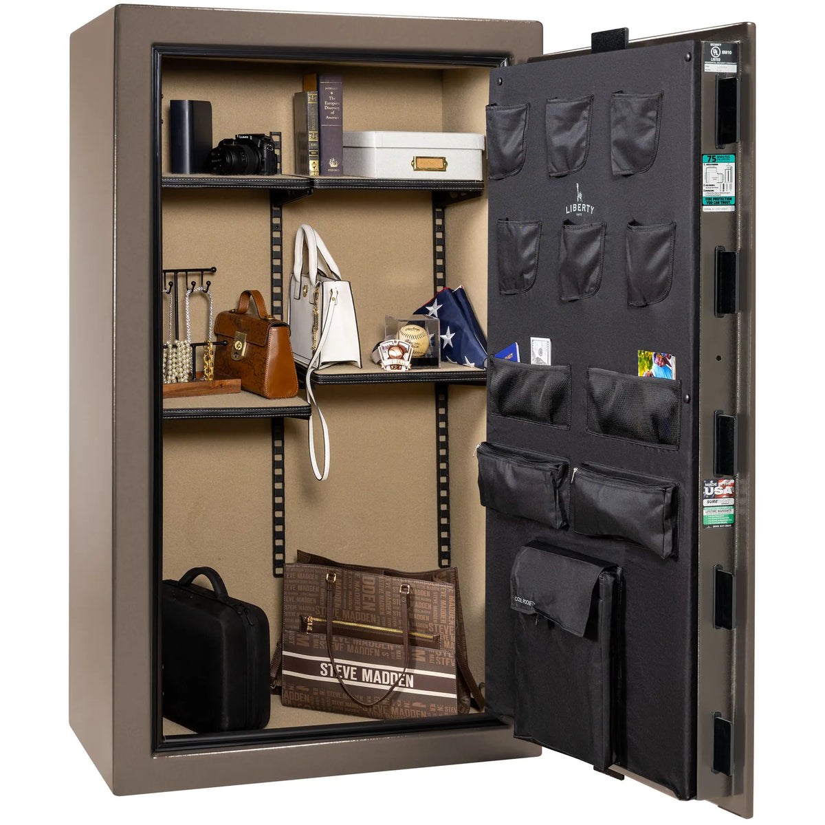 Liberty Colonial 30 Safe in Bronze Textured, Pro Flex Interior - Full No Guns.