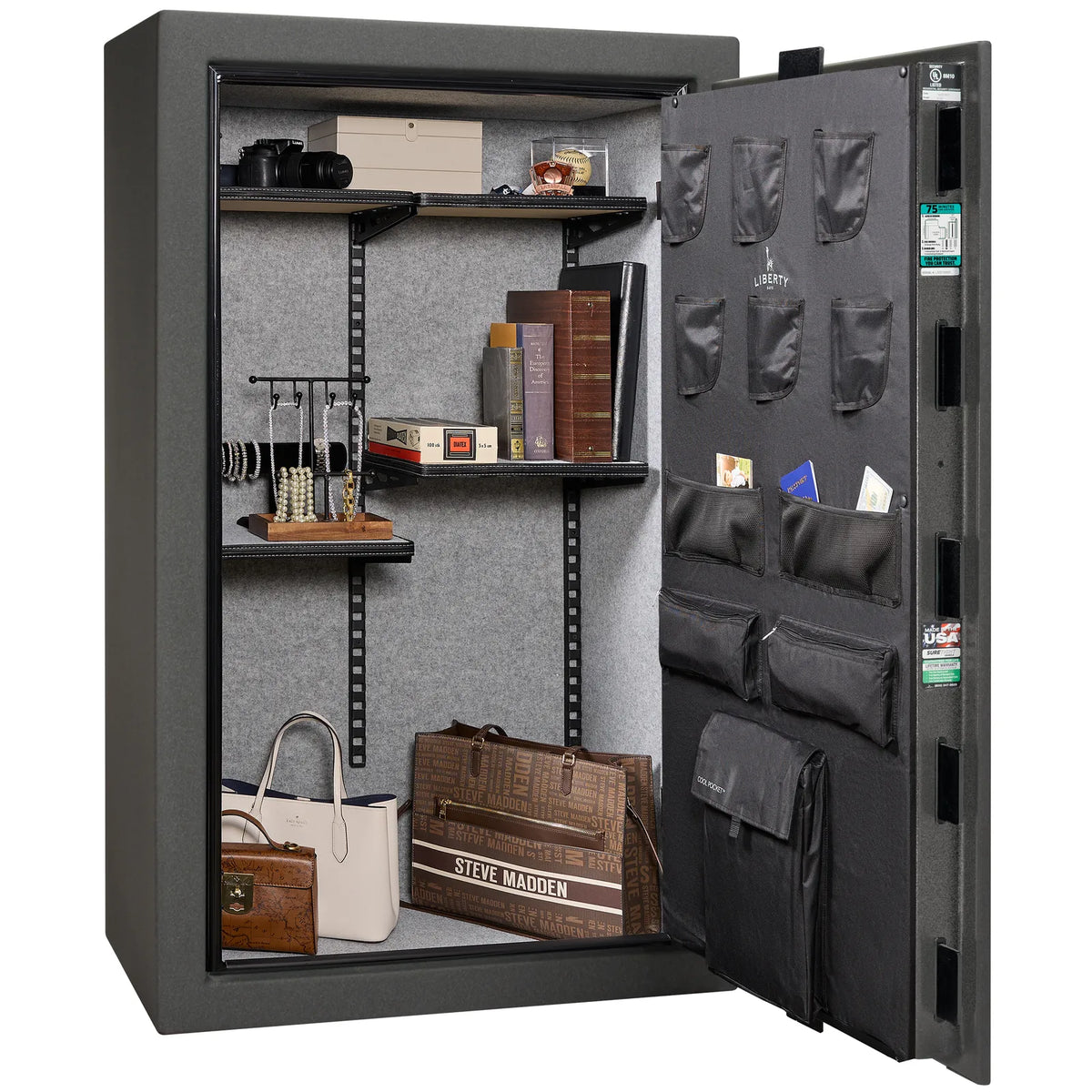 Liberty Colonial 30 Safe in Textured Granite, Pro Flex Interior - Full No Guns.