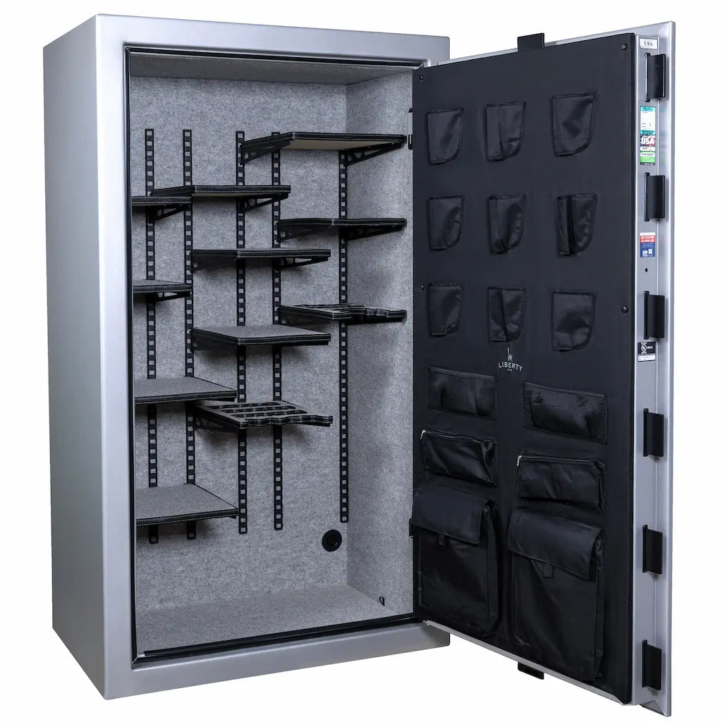 Liberty Colonial 50 gun safe Pro Flex interior adjustable shelving system