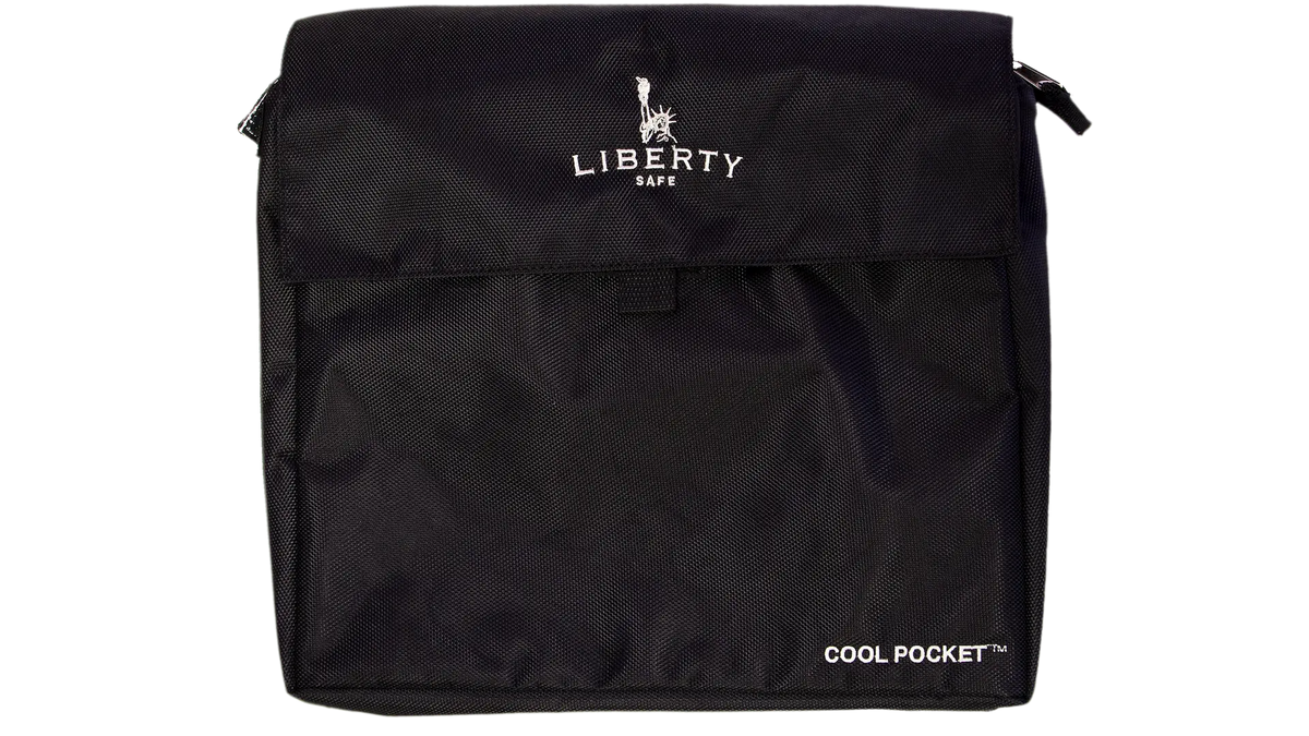 Liberty COOL POCKET fire-resistant document bag for protecting important documents inside a safe