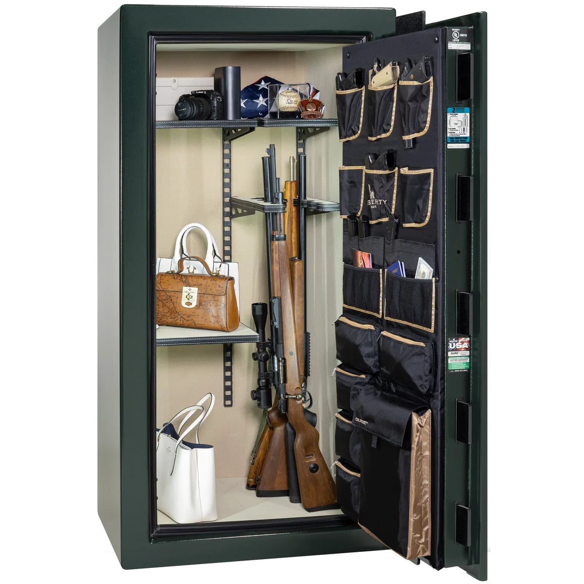 Liberty Lincoln 25 Green Marble Pro Flex interior – loaded configuration
