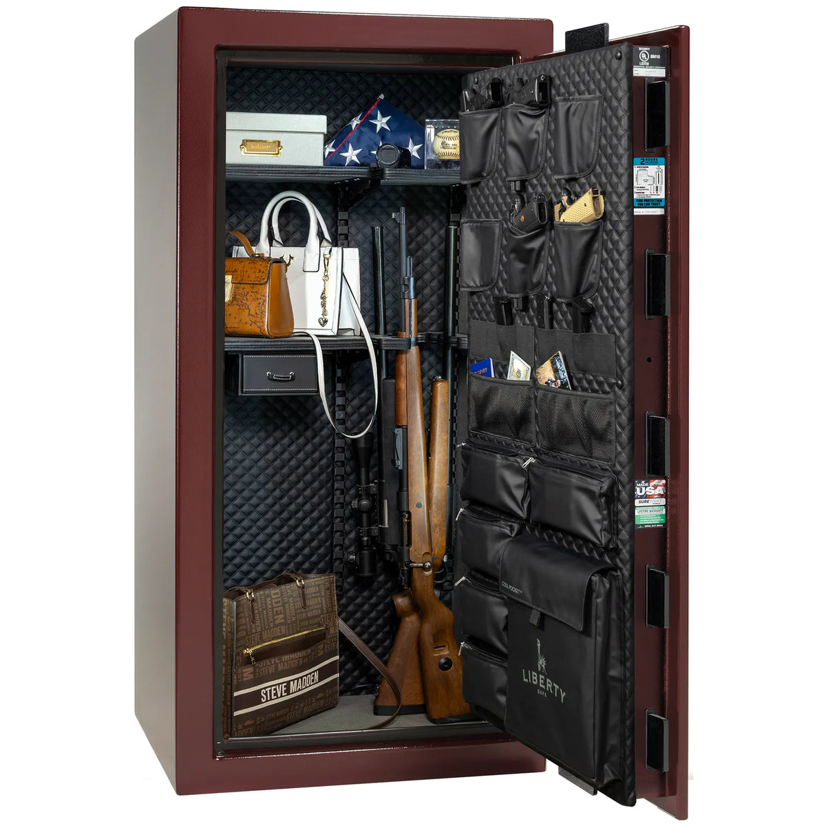 Liberty Lincoln 25 Burgundy Marble Signature interior – loaded configuration