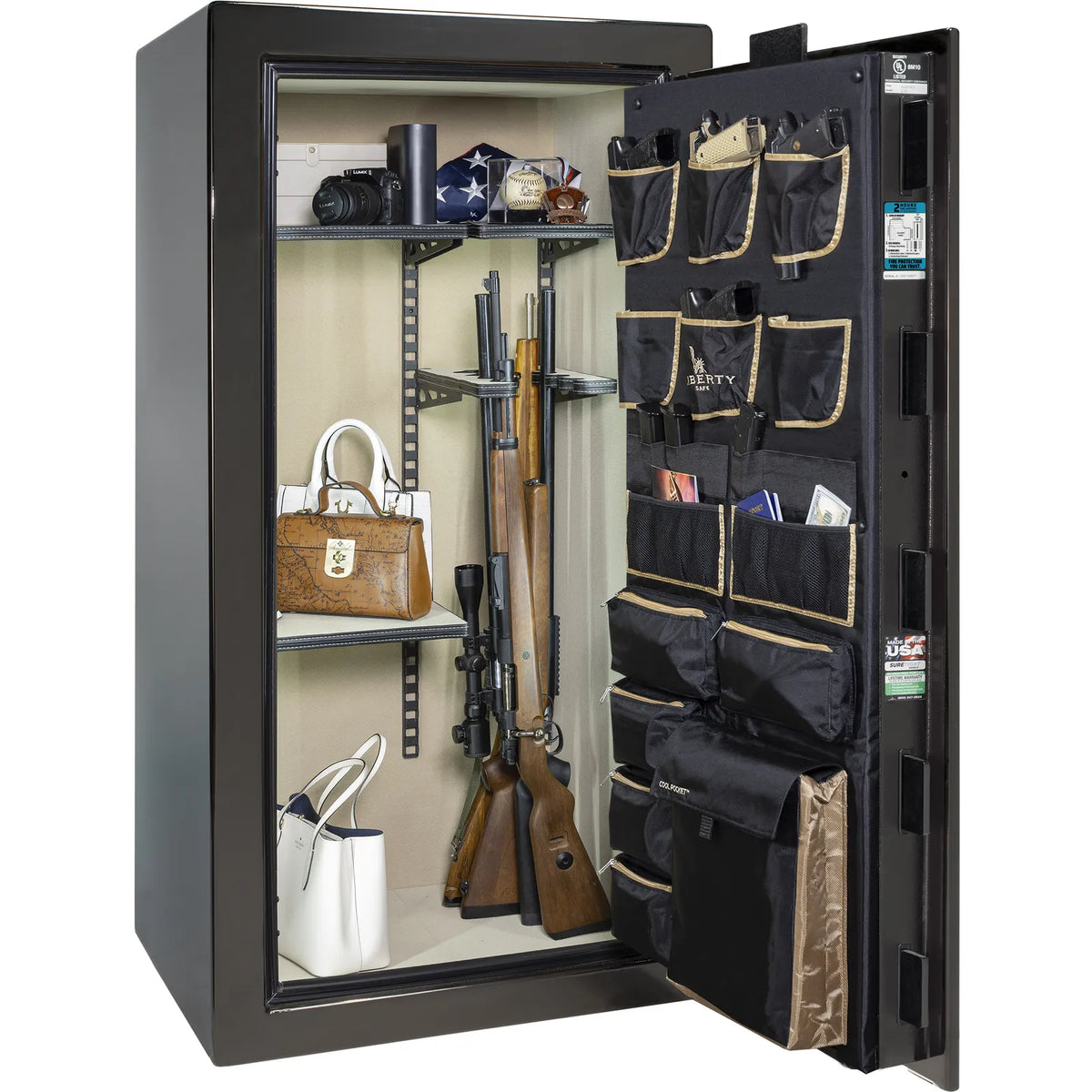 Liberty Lincoln 25 Black Gloss Pro Flex interior – loaded configuration