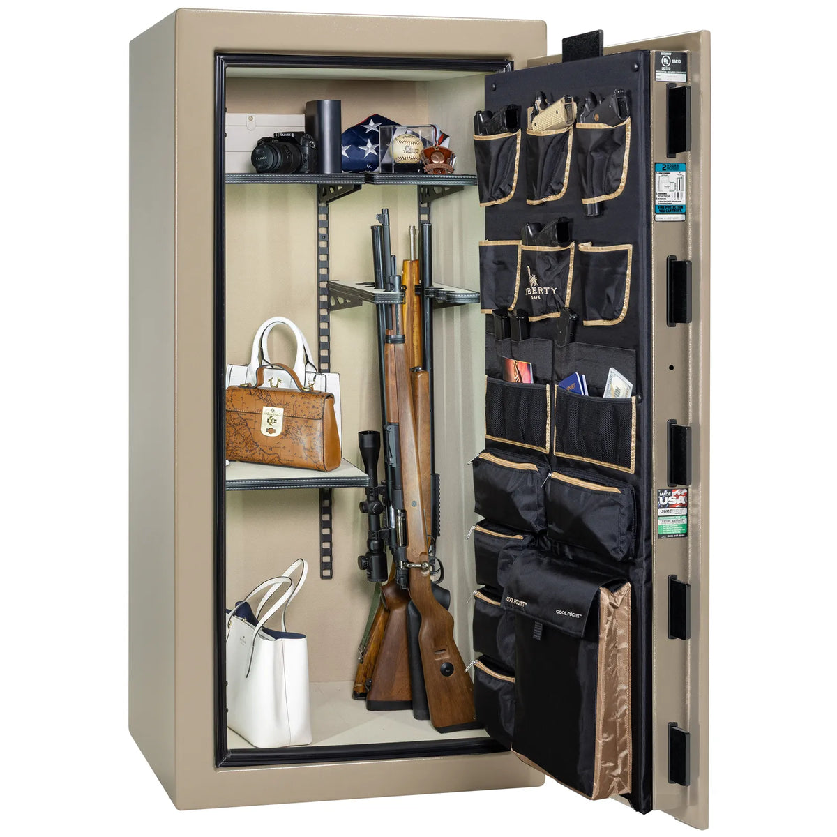 Liberty Lincoln 25 Champagne Marble Pro Flex interior – loaded configuration