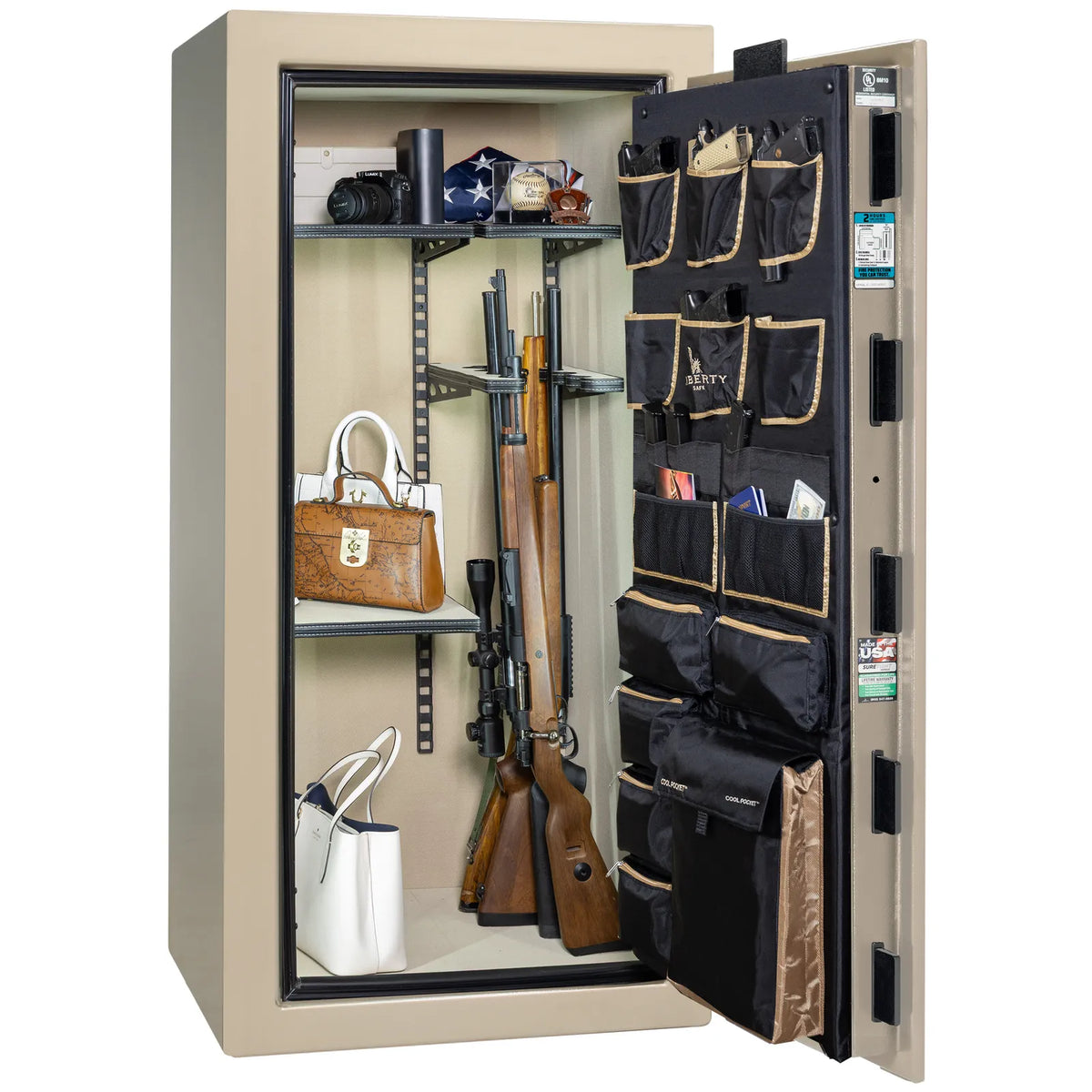Liberty Lincoln 25 Champagne Gloss Pro Flex interior – loaded configuration