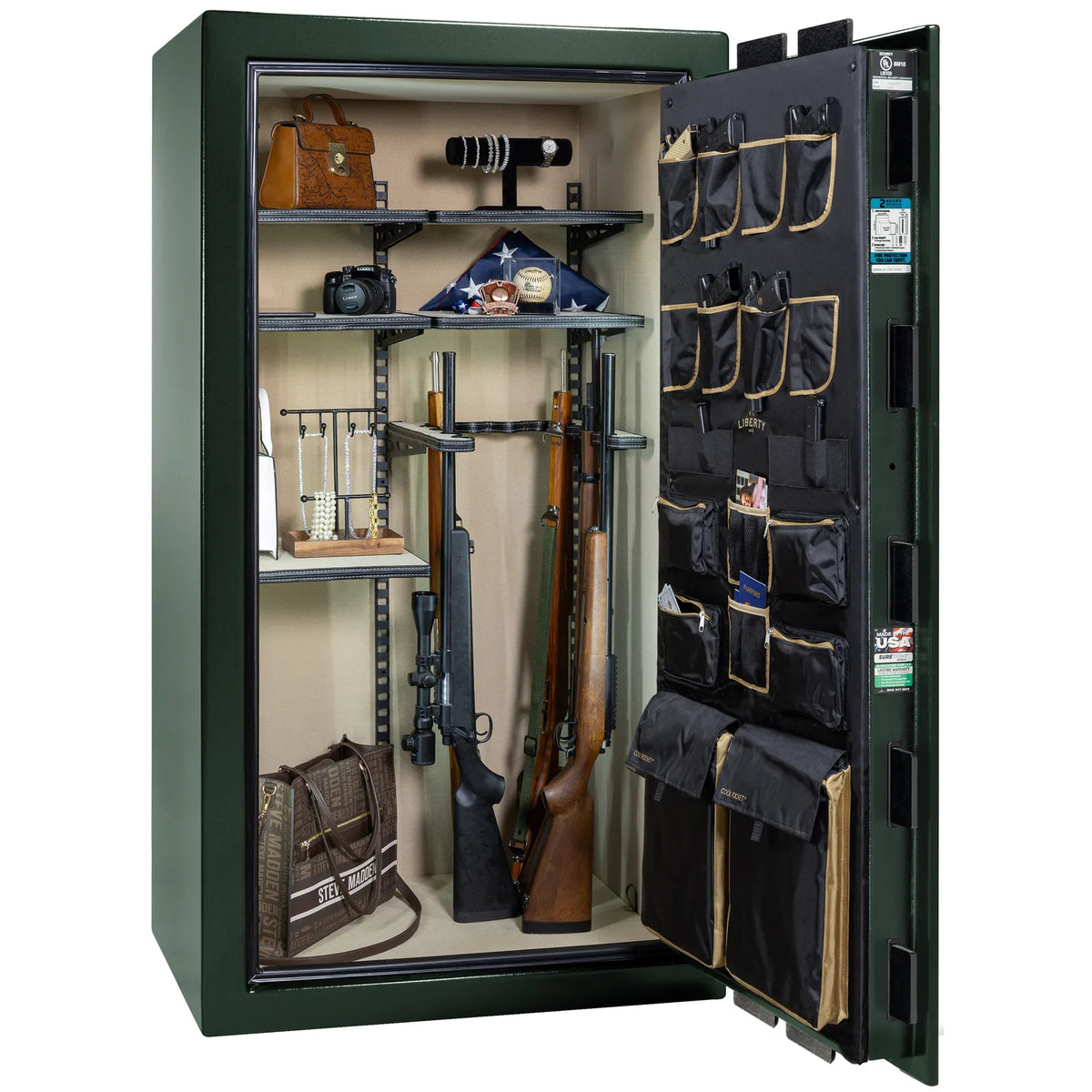 Liberty Lincoln 40 Green Marble Pro Flex interior – loaded configuration