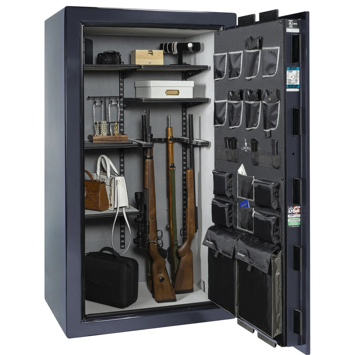 Liberty Lincoln 40 Blue Gloss Pro Flex interior – loaded configuration