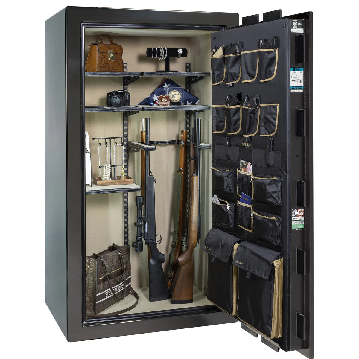 Liberty Lincoln 40 Black Gloss Pro Flex interior – loaded configuration