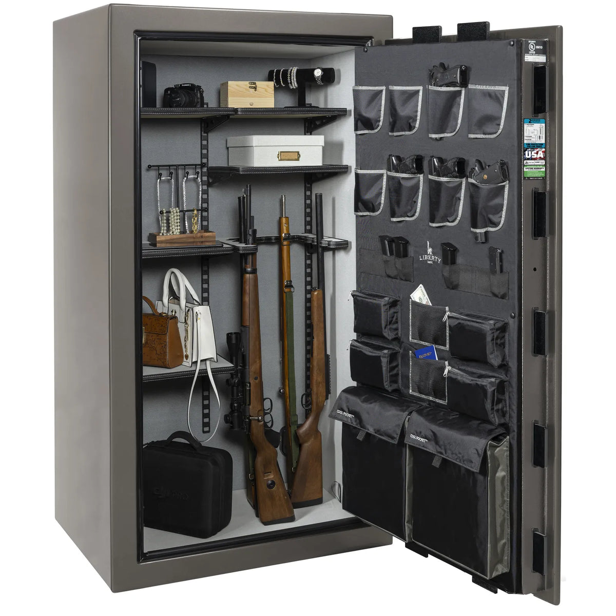 Liberty Lincoln 40 Gray Gloss Pro Flex interior – loaded configuration