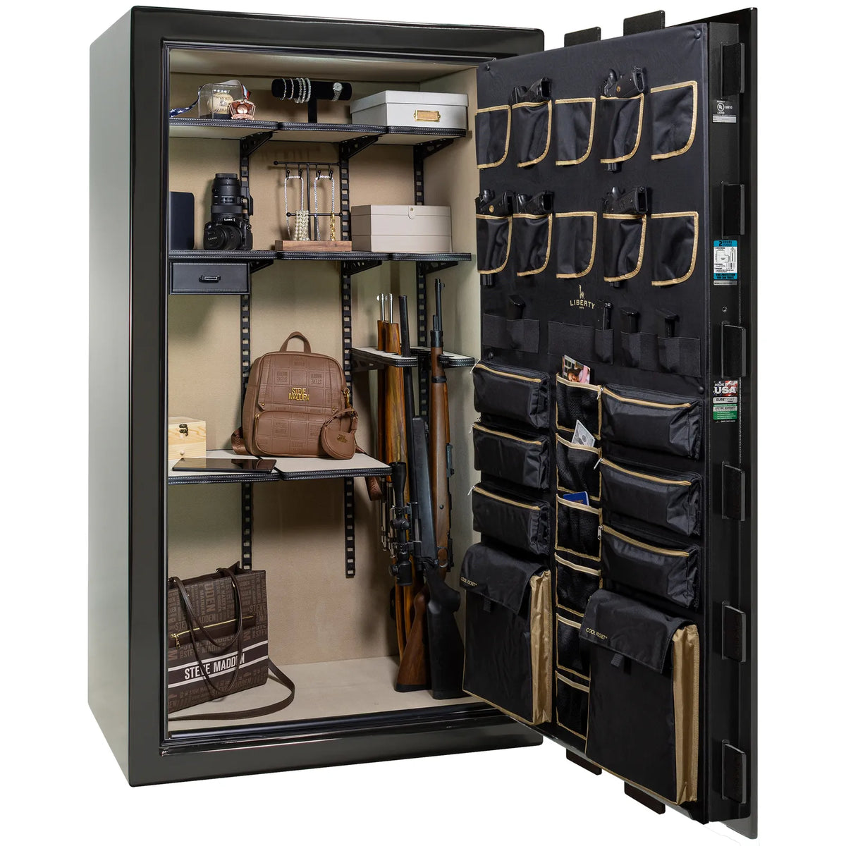 Liberty Lincoln 50 Black Gloss Pro Flex interior – loaded configuration