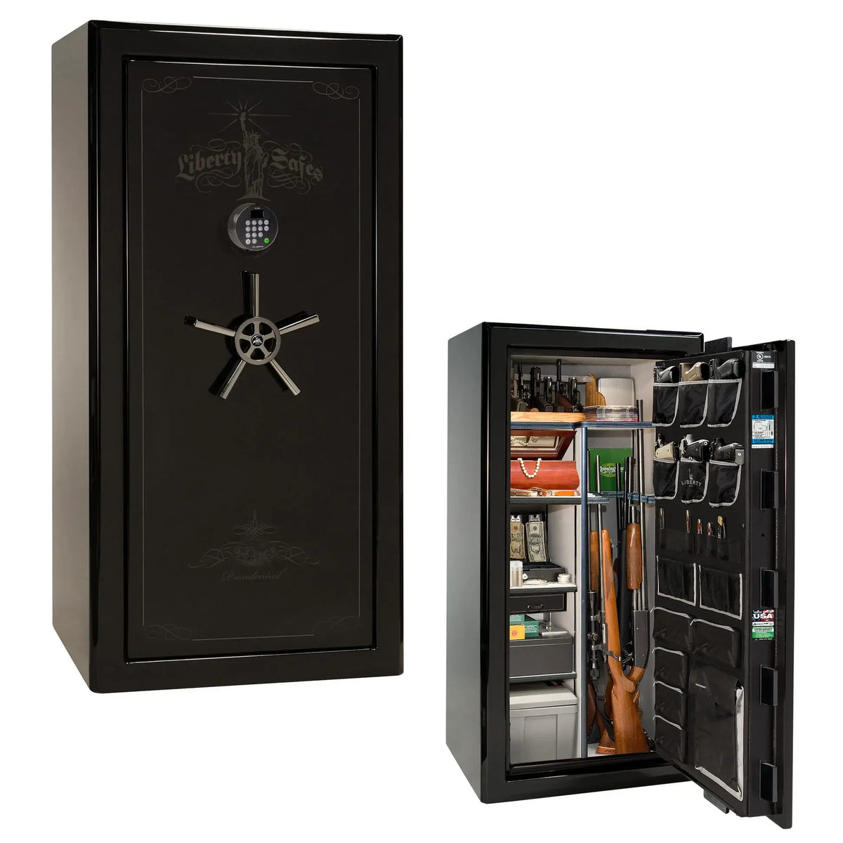 Liberty Safe Presidential 25 in black mirror gloss