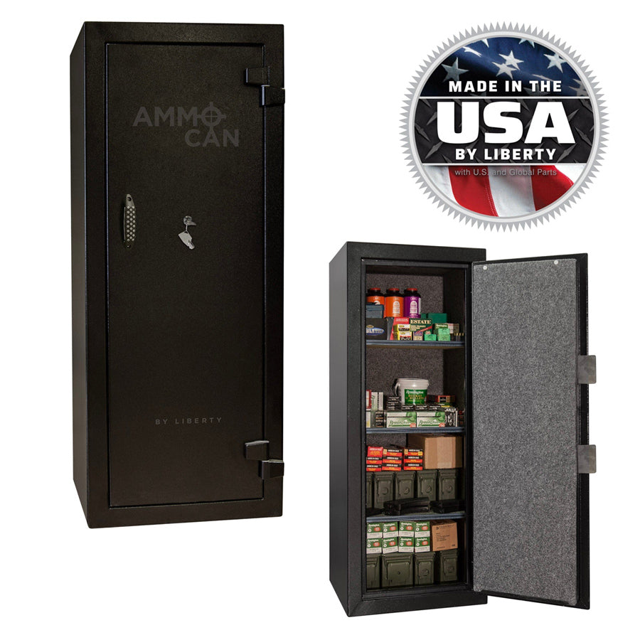 Liberty Safe Ammo Can in Textured Black.