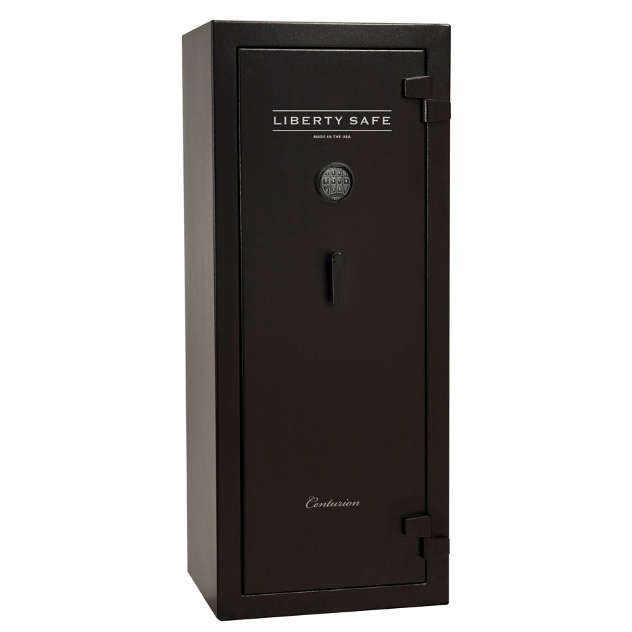 Liberty Safe CENTURION 18 Safe in Textured Black with Black Electronic Lock.