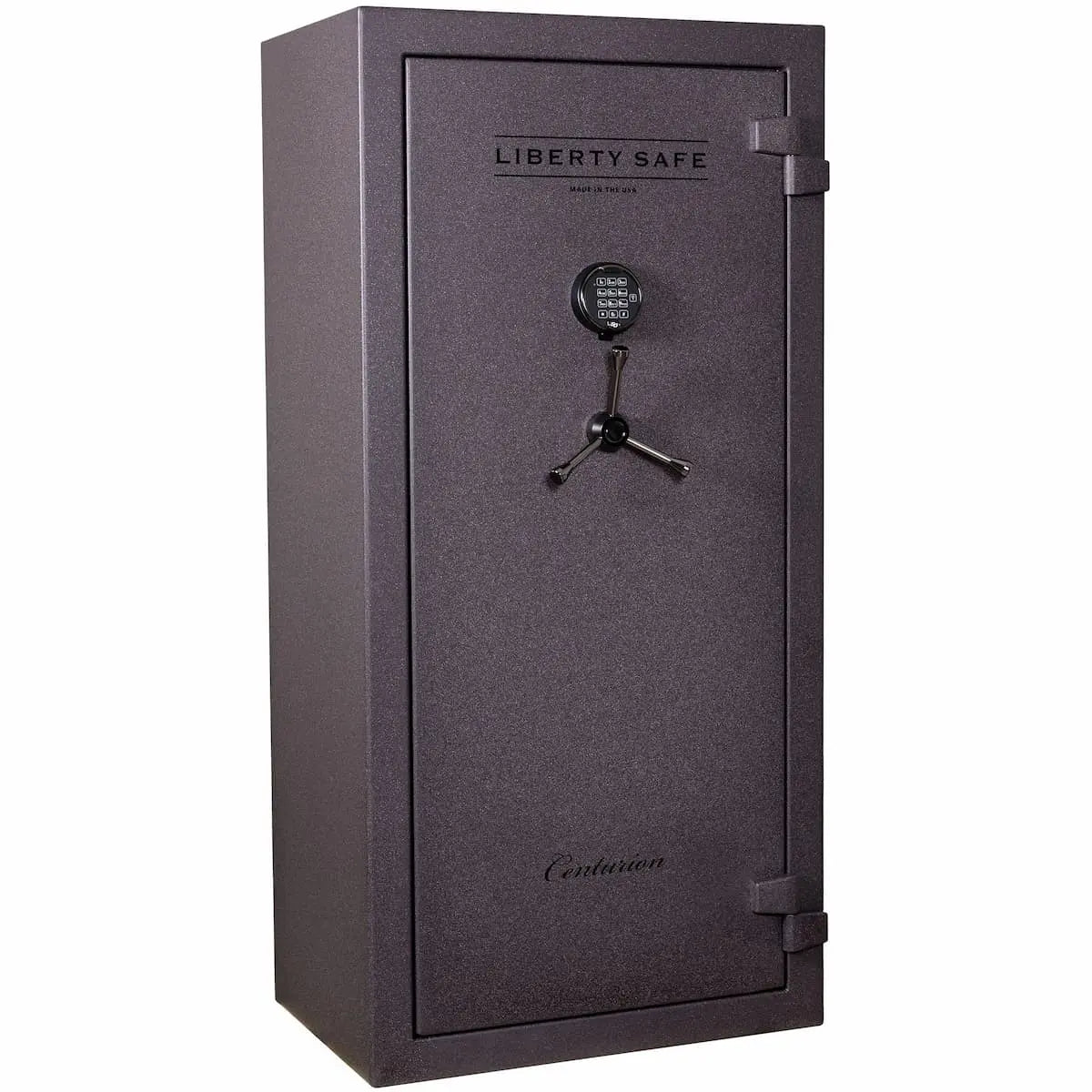 Liberty Centurion 24 gun safe forged red textured stacked interior and exterior