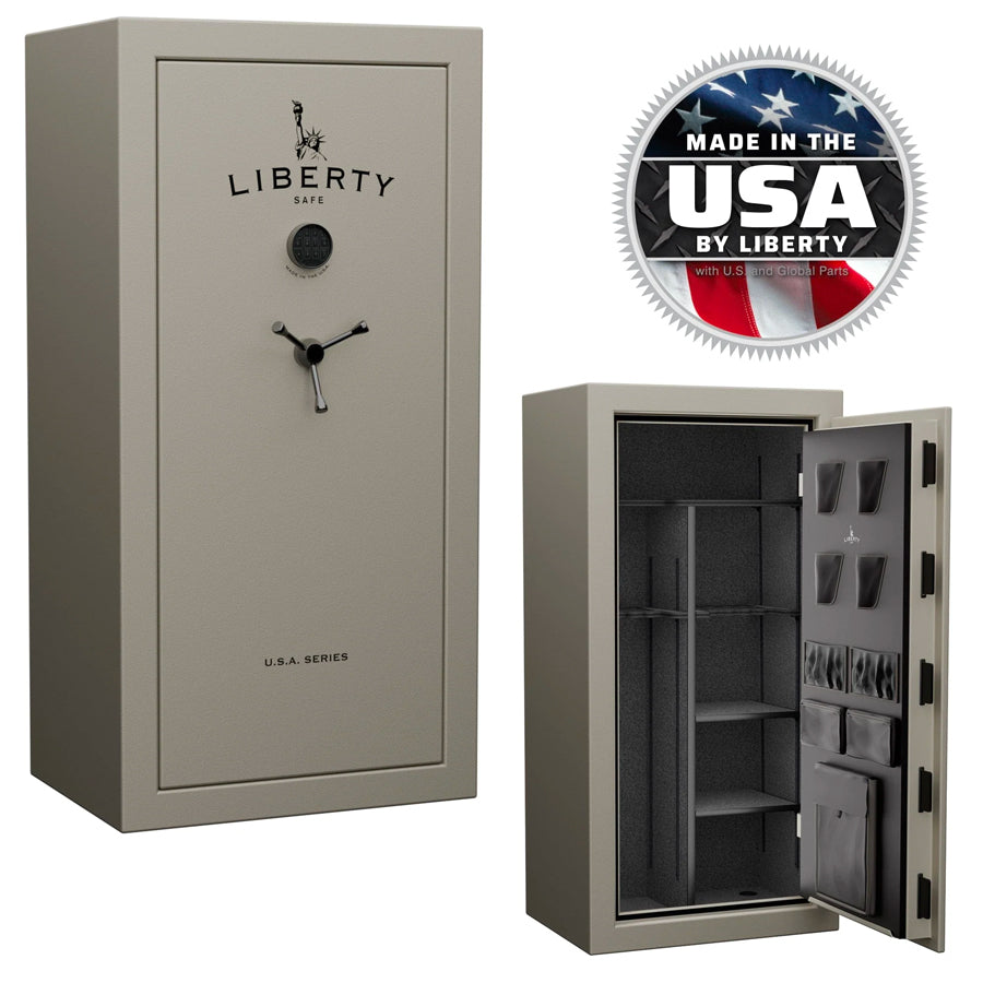 Liberty SA 30 in canvas beige with black chrome interior and exterior