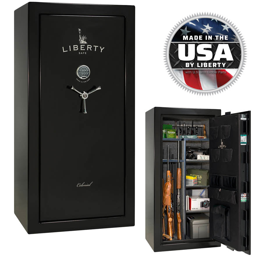 Liberty Colonial 23 Safe in Black Gloss.