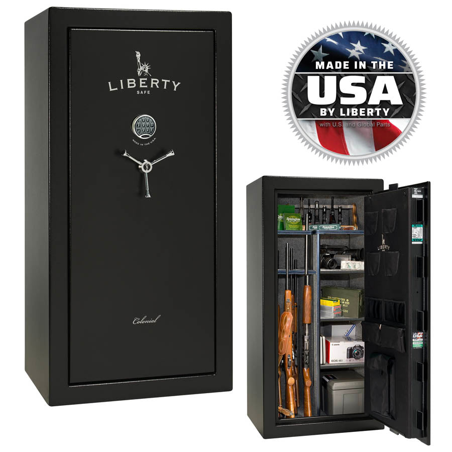 Liberty Colonial 23 Safe in Textured Black.