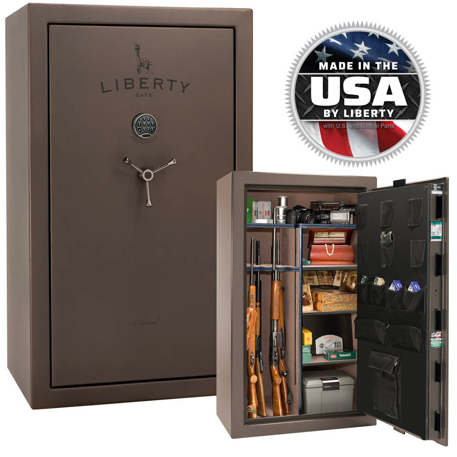 Liberty Colonial 30 Safe in Textured Bronze.