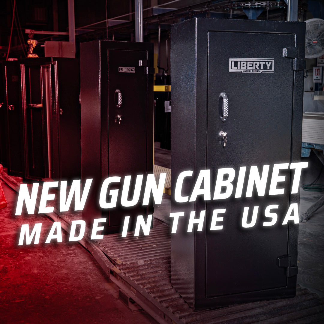 Liberty Safe's new Gun Cabinets come in 2 sizes.