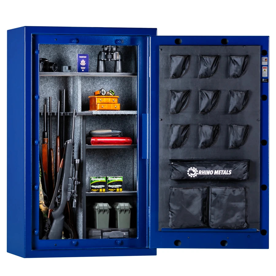 Rhino RBFX6036 interior in Blue with USA Flag.